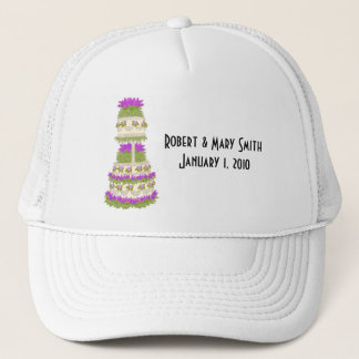 Boné Chapéu customizável do bolo de casamento