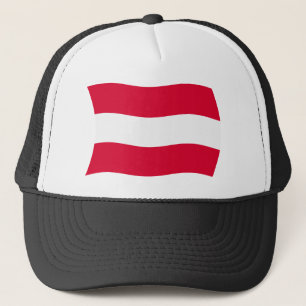 Boné Chapéu da Bandeira da Áustria