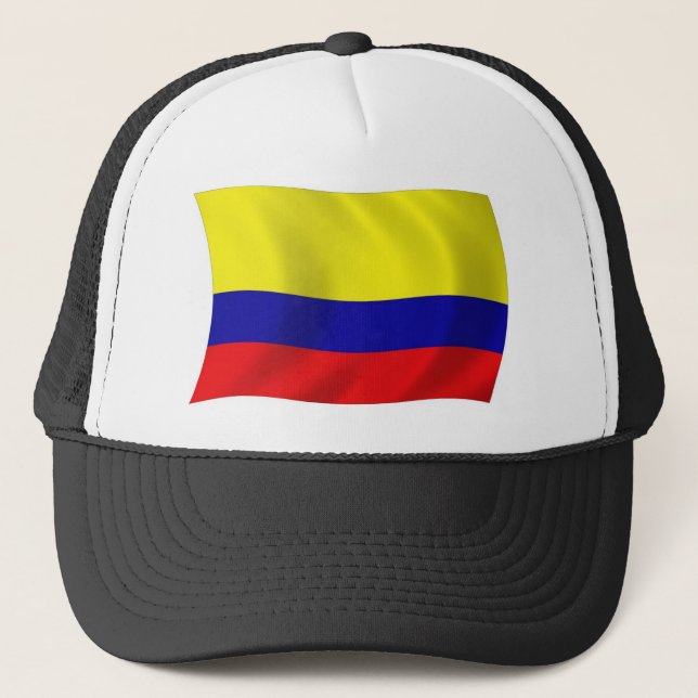 Boné Chapéu da Bandeira da Colômbia (Frente)