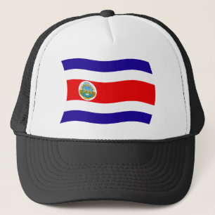 Boné Chapéu da Bandeira da Costa Rica
