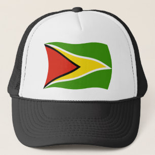 Boné Chapéu da Bandeira da Guiana