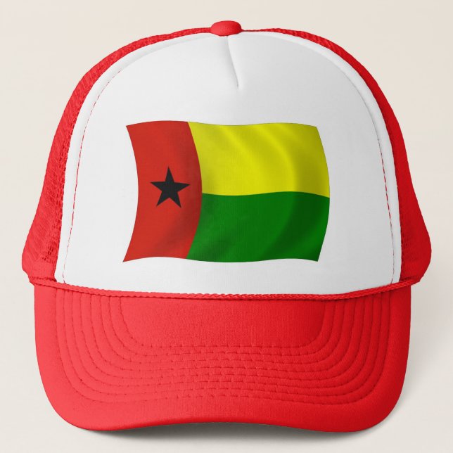 Boné Chapéu da Bandeira da Guiné-Bissau (Frente)