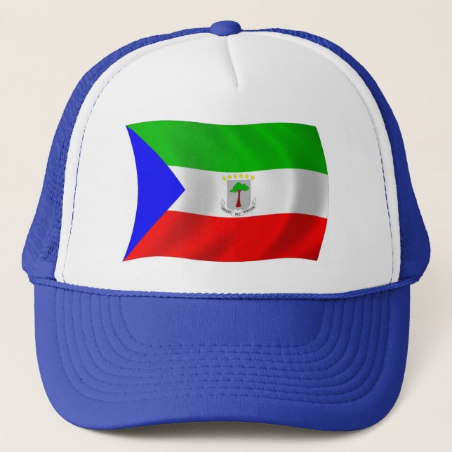 Boné Chapéu da Bandeira da Guiné Equatorial (Frente)