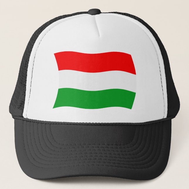 Boné Chapéu da Bandeira da Hungria (Frente)