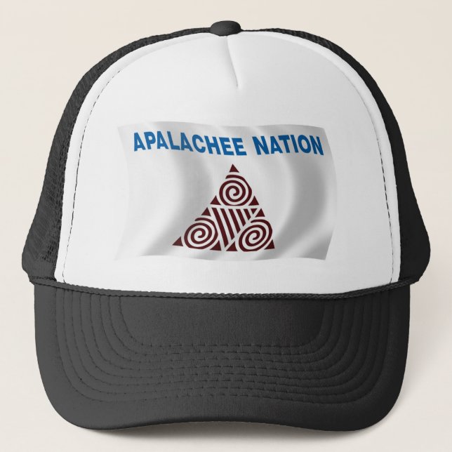 Boné Chapéu da Bandeira da Nação Apalachee (Frente)