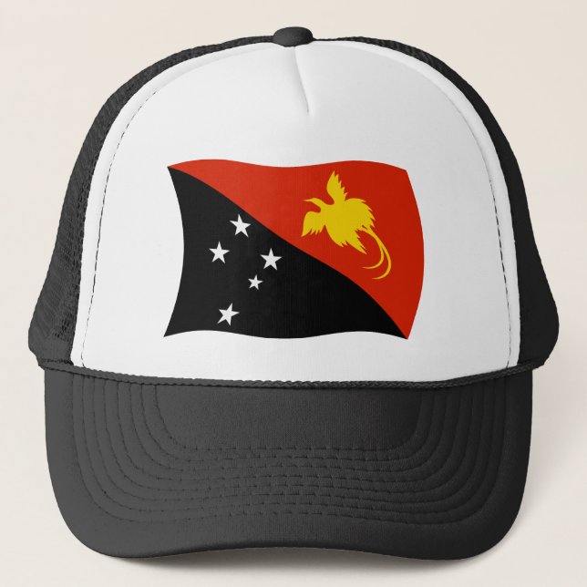 Boné Chapéu da Bandeira da Papua-Nova Guiné (Frente)