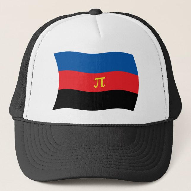 Boné Chapéu da Bandeira da Poliamoria (Frente)