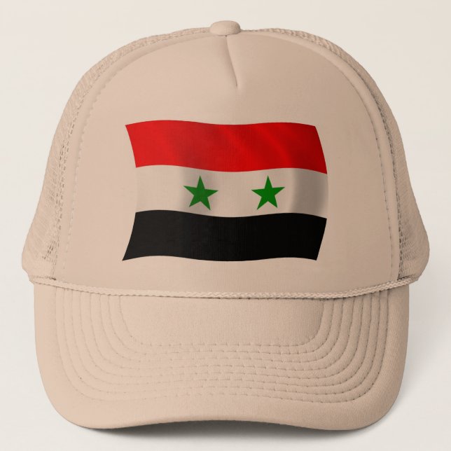 Boné Chapéu da Bandeira da Síria (Frente)
