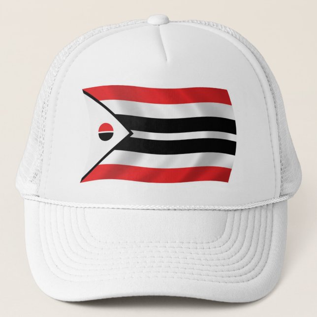 Boné Chapéu da Bandeira da Tribo Arapaho (Frente)