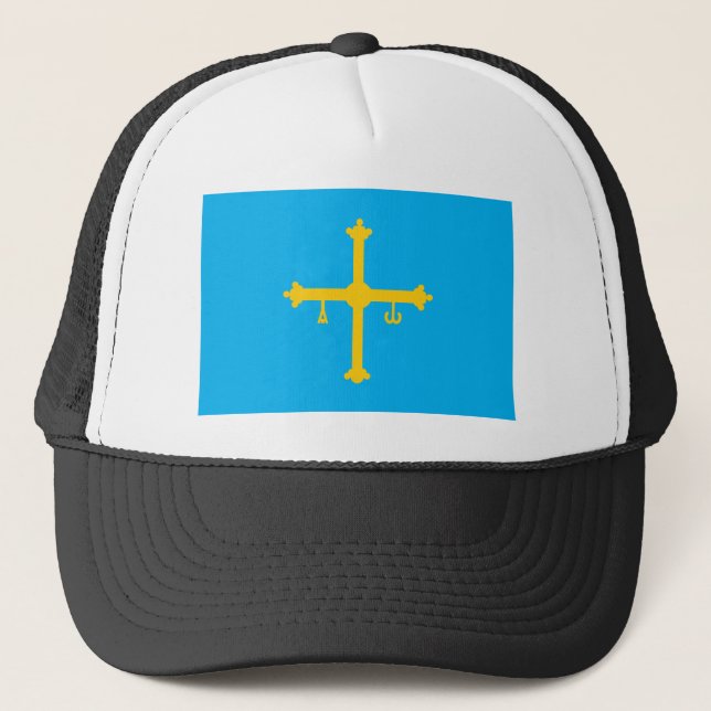 Boné Chapéu da bandeira das Astúrias (Frente)