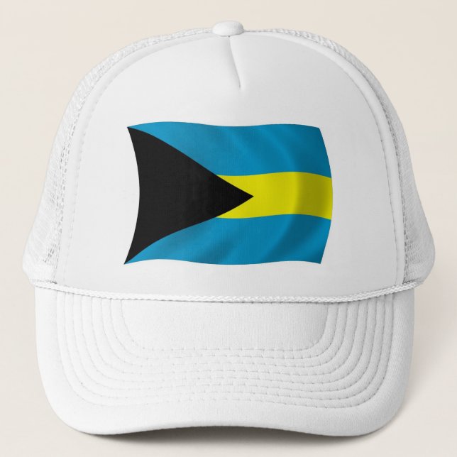 Boné Chapéu da Bandeira das Bahamas (Frente)