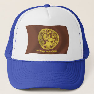 Boné Chapéu da Bandeira das Tribos Shoshone Bannock