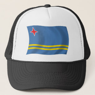 Boné Chapéu da Bandeira de Aruba