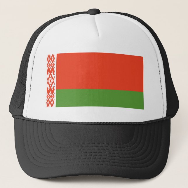 Boné Chapéu da bandeira de Belarus (Frente)