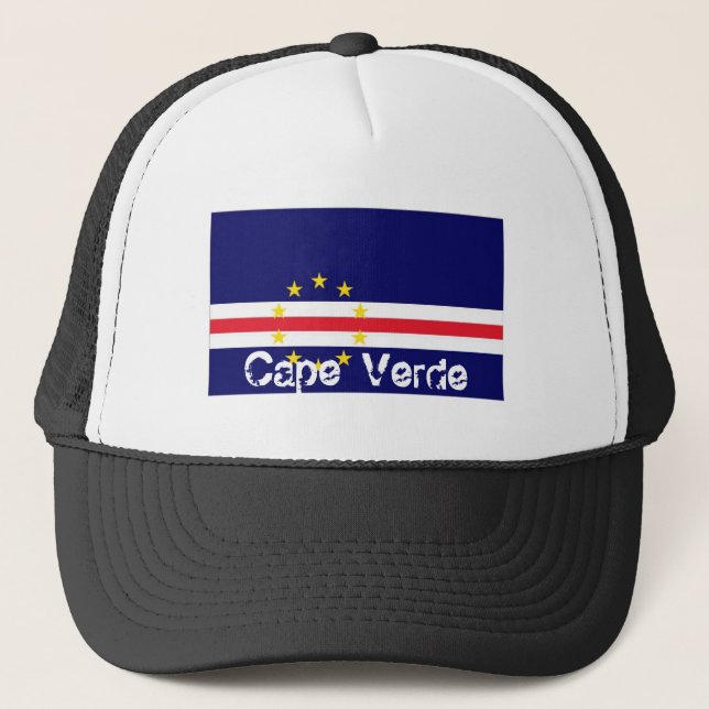 Boné Chapéu da bandeira de Cabo Verde (Frente)