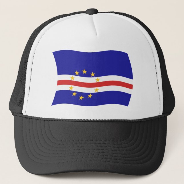 Boné Chapéu da Bandeira de Cabo Verde (Frente)