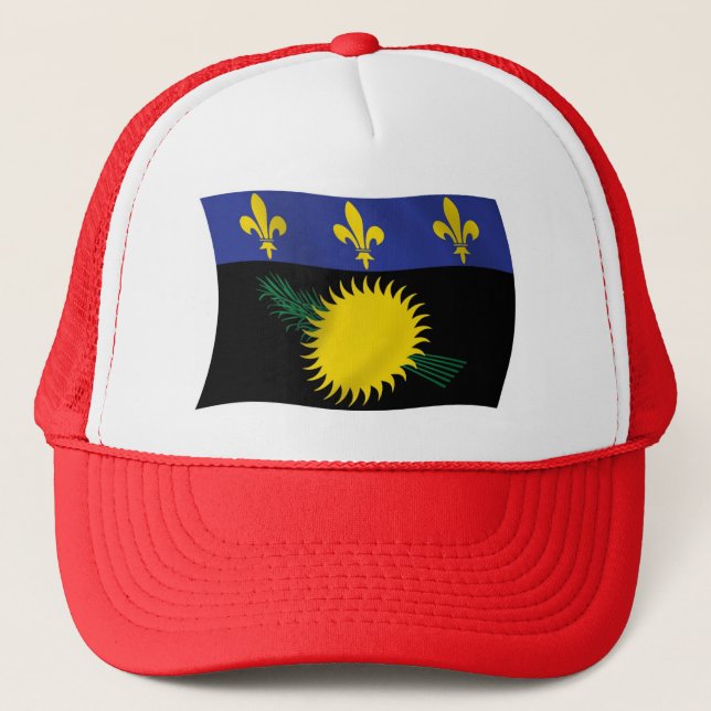 Boné Chapéu da Bandeira de Guadeloupe (Frente)