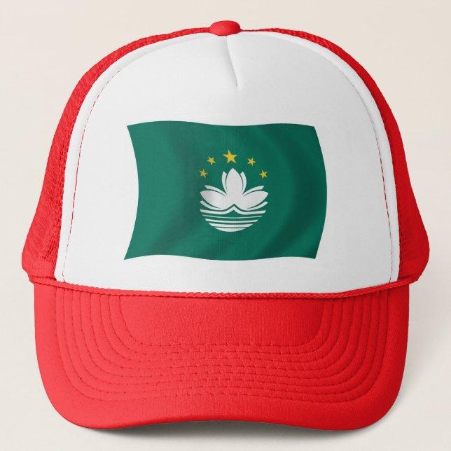 Boné Chapéu da Bandeira de Macau (Frente)