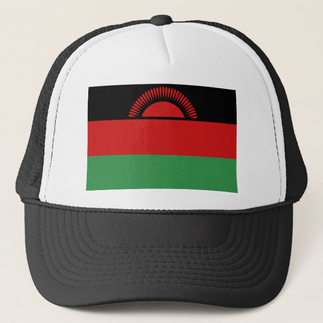Boné Chapéu da bandeira de Malawi (Frente)