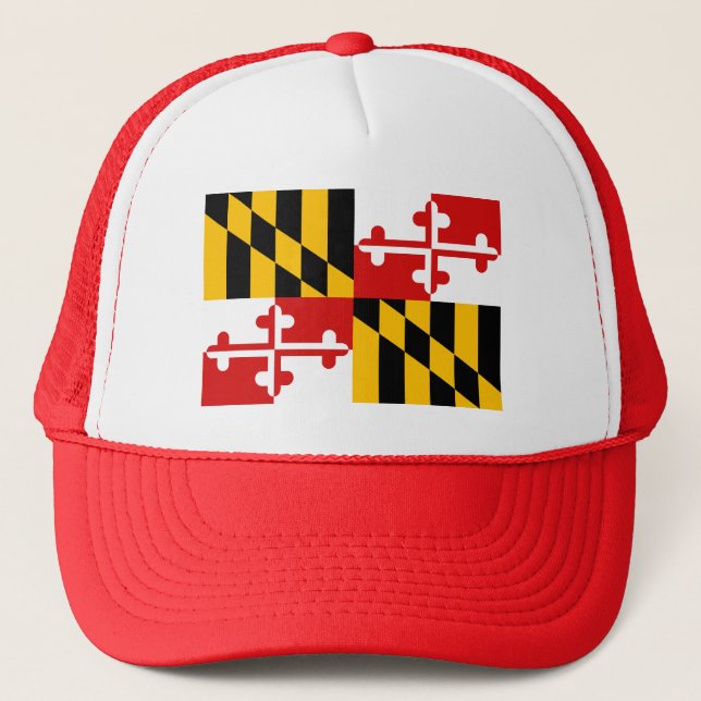 Boné Chapéu da bandeira de Maryland (Frente)