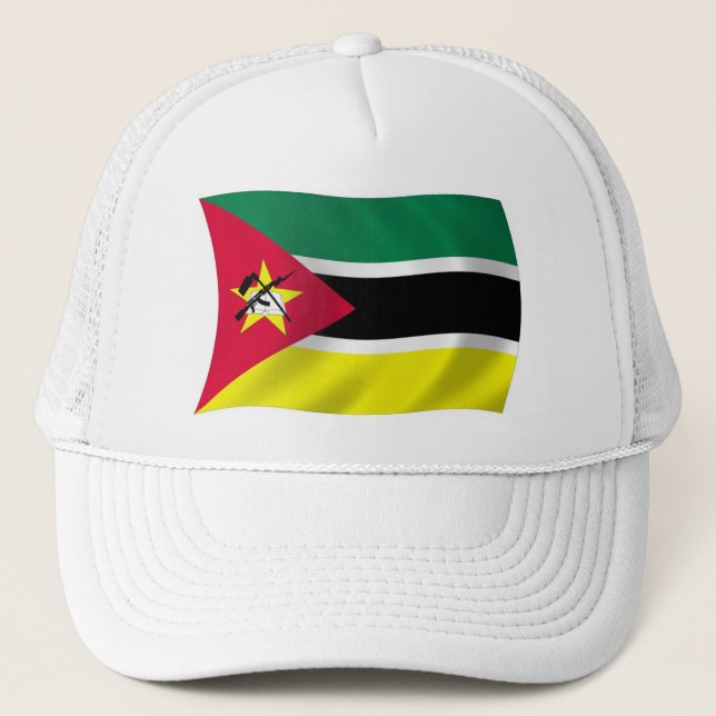 Boné Chapéu da Bandeira de Moçambique (Frente)