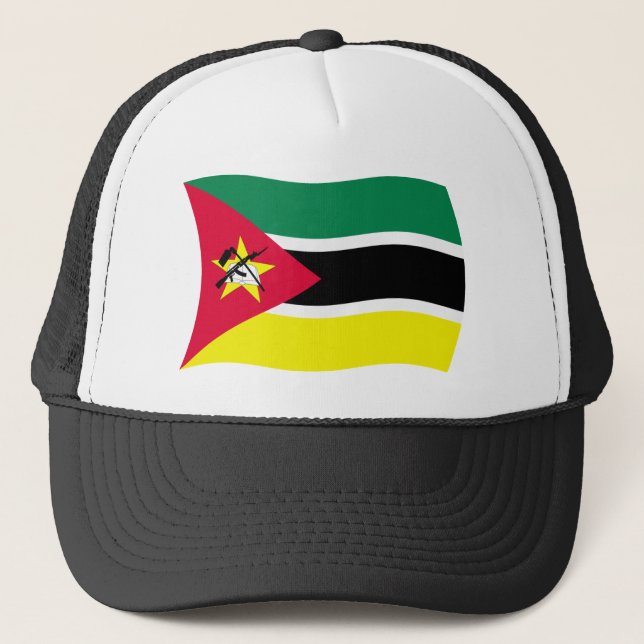 Boné Chapéu da Bandeira de Moçambique (Frente)