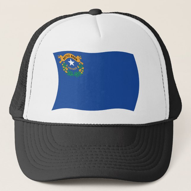 Boné Chapéu da Bandeira de Nevada (Frente)