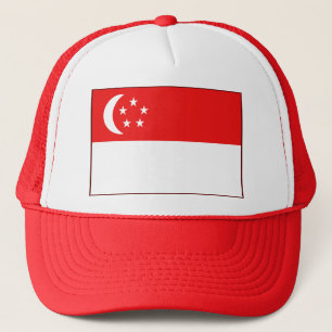 Boné Chapéu da bandeira de Singapore