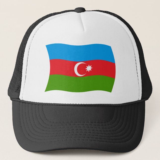 Boné Chapéu da Bandeira do Azerbaijão (Frente)
