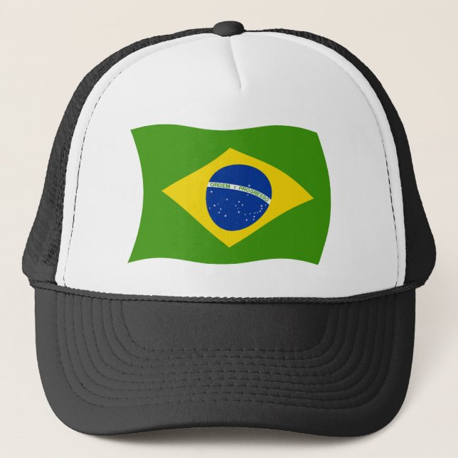 Boné Chapéu da Bandeira do Brasil (Frente)