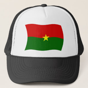 Boné Chapéu da Bandeira do Burquina Fasso