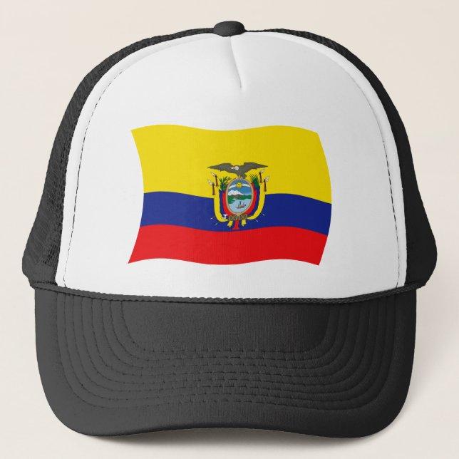 Boné Chapéu da Bandeira do Equador (Frente)