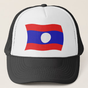 Boné Chapéu da Bandeira do Laos