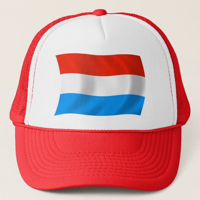 Boné Chapéu da Bandeira do Luxemburgo (Frente)