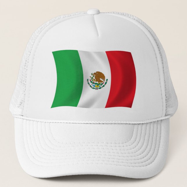 Boné Chapéu da Bandeira do México (Frente)