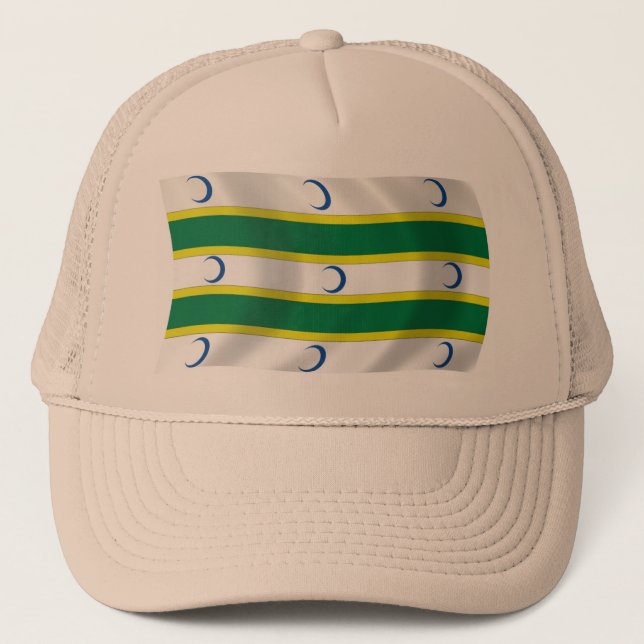 Boné Chapéu da Bandeira do Turcomenistão (Frente)