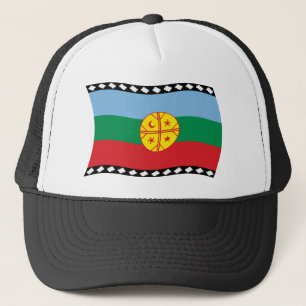 Boné Chapéu da Bandeira Mapuche