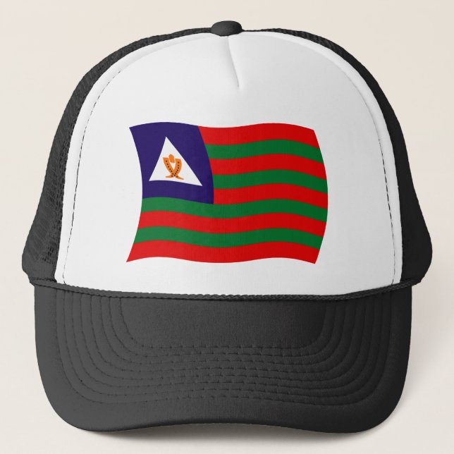 Boné Chapéu da Bandeira Tribal Bubi (Frente)