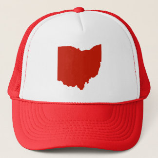 Boné Chapéu da forma do estado de Ohio