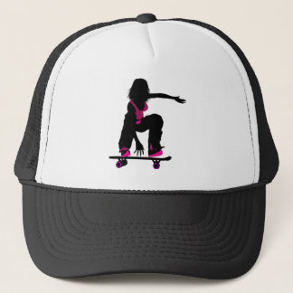 Boné Chapéu da menina do patinador