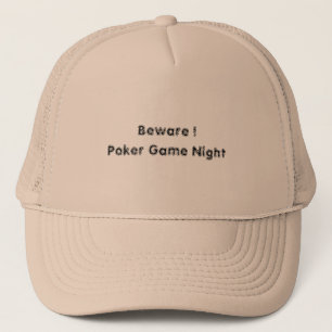 Boné Chapéu da noite do póquer