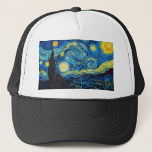 Boné Chapéu da noite estrelado de Van Gogh