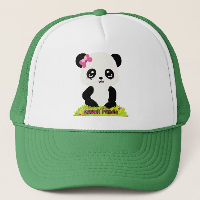 Boné Chapéu da panda de Kawaii (Frente)