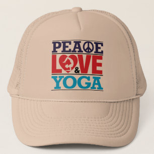 Boné Chapéu da paz, do amor e da ioga