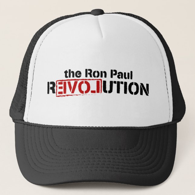 Boné Chapéu da revolução de Ron Paul (Frente)