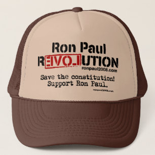 Boné Chapéu da revolução de Ron Paul