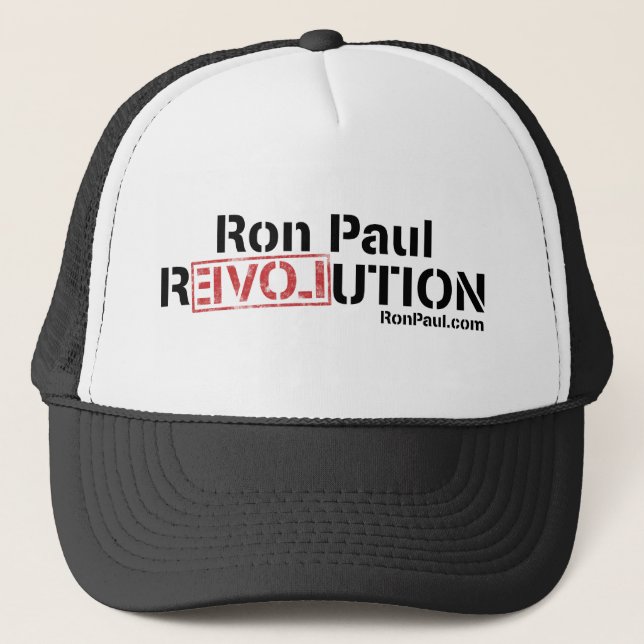 Boné Chapéu da revolução de Ron Paul (Frente)