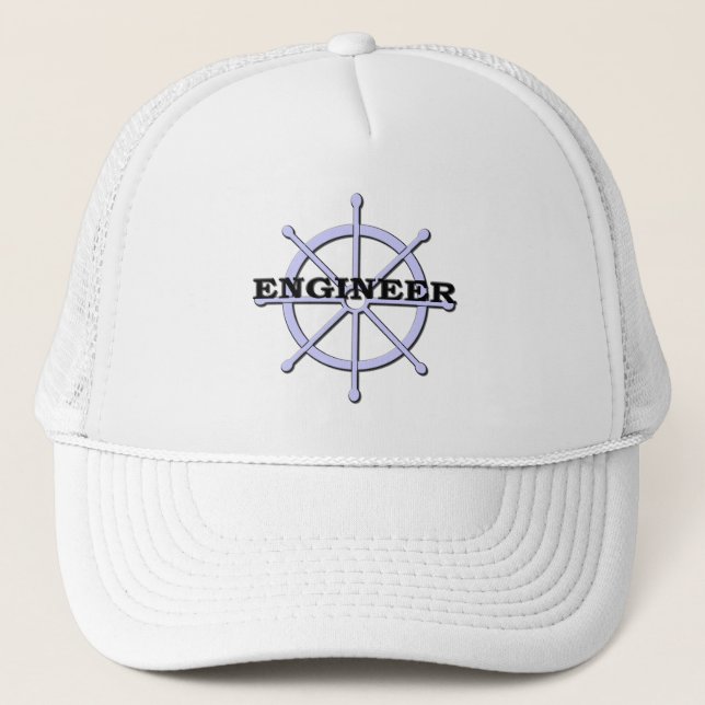 Boné Chapéu da Roda do Navio do engenheiro (Frente)