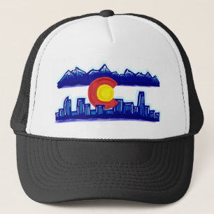 Boné Chapéu da skyline de Colorado