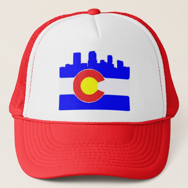 Boné Chapéu da skyline de Denver (Frente)